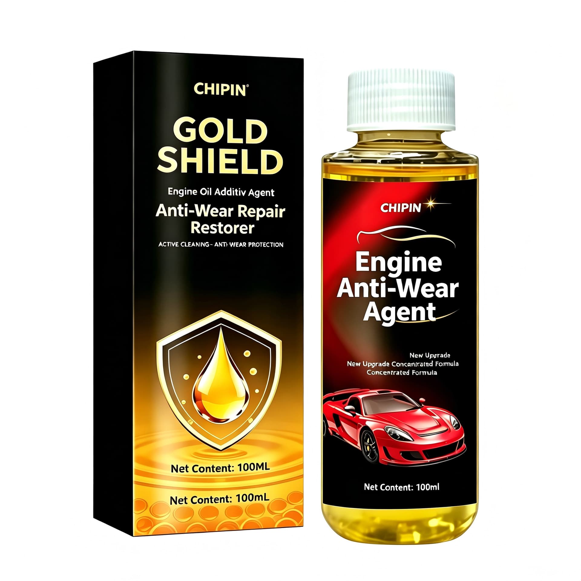 Car Engine Anti-Wear Repair Agent Strong Treatment for Oil Burning Blue Smoke Engine Oil Additive Protection Anti-Shake Noise Reduction