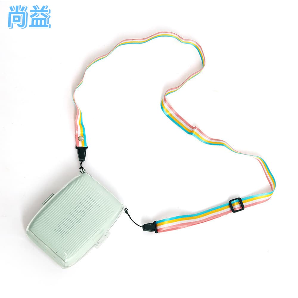 Instax Link 3 Transparent Crystal Case, Durable Scratch and Drop Resistant PC Single-Shoulder Storage Shell Protection