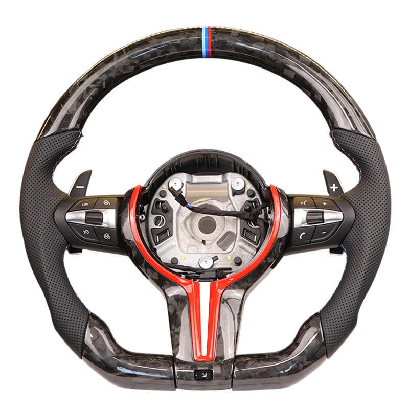 For BMW Carbon Fiber Steering Wheel F10 F15 F31 F40 X3 E83 X5 450i Models