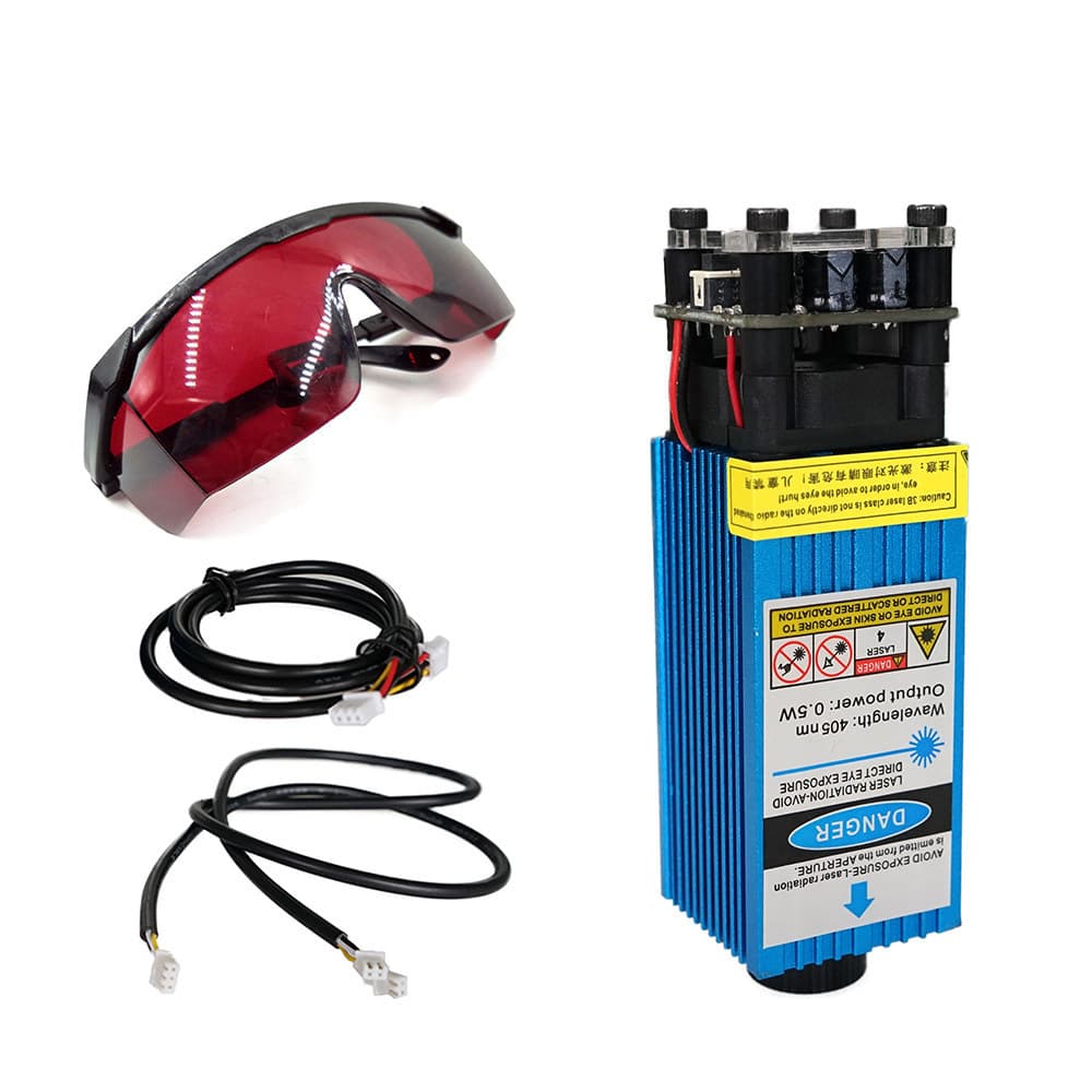 High power laser module 12V500mw laser head head DIY marking and cutting laser engraving machine accessories