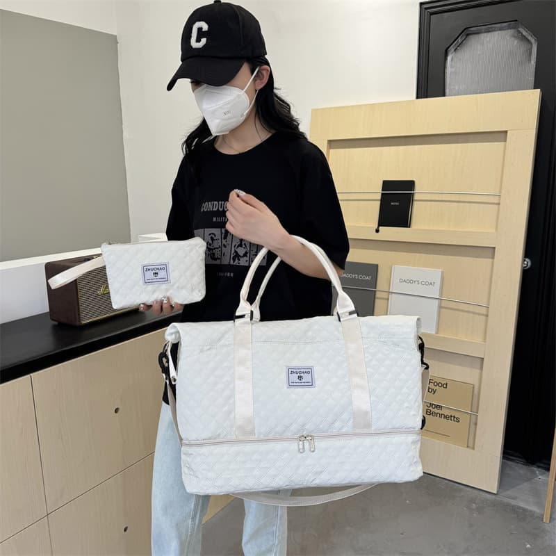 Short Trip Mother-Child Bag Set Women's Large Capacity Travel Storage Luggage Bag Lightweight Hospital Maternity Bag Yoga Fitness Bag