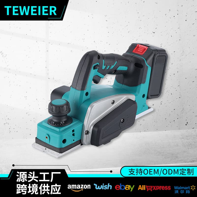 Cross-border Multi-functional Portable Brushless Electric Planer, Export Woodworking Household Small Thickness Planer Wholesale