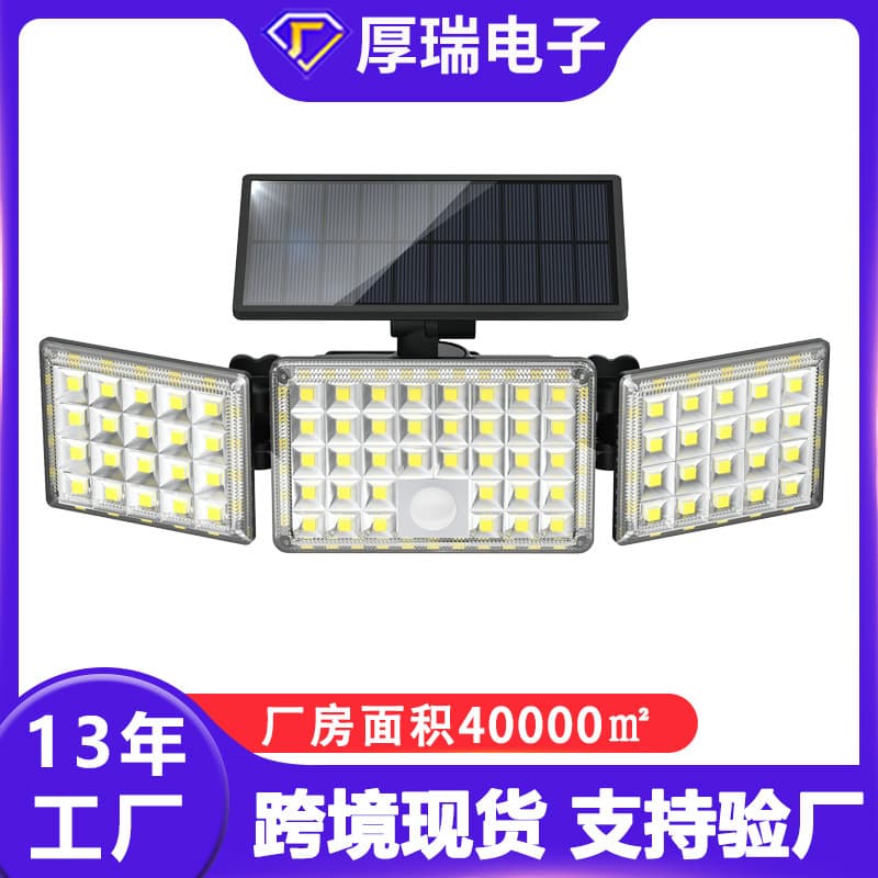 Cross-border Solar Induction Wall Light Fence Solar Courtyard Light Waterproof Outdoor Wall Light Fence Solar Street Light