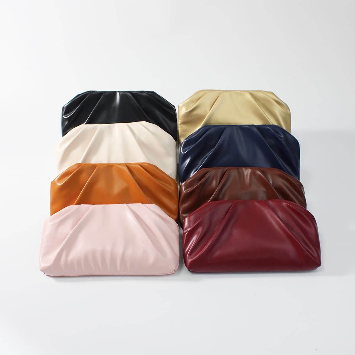 New Exquisite Cloud-Shaped Pleated Women's Bag, Versatile Crossbody Bag, Fashionable Trendy Chain Bag, Evening Bag