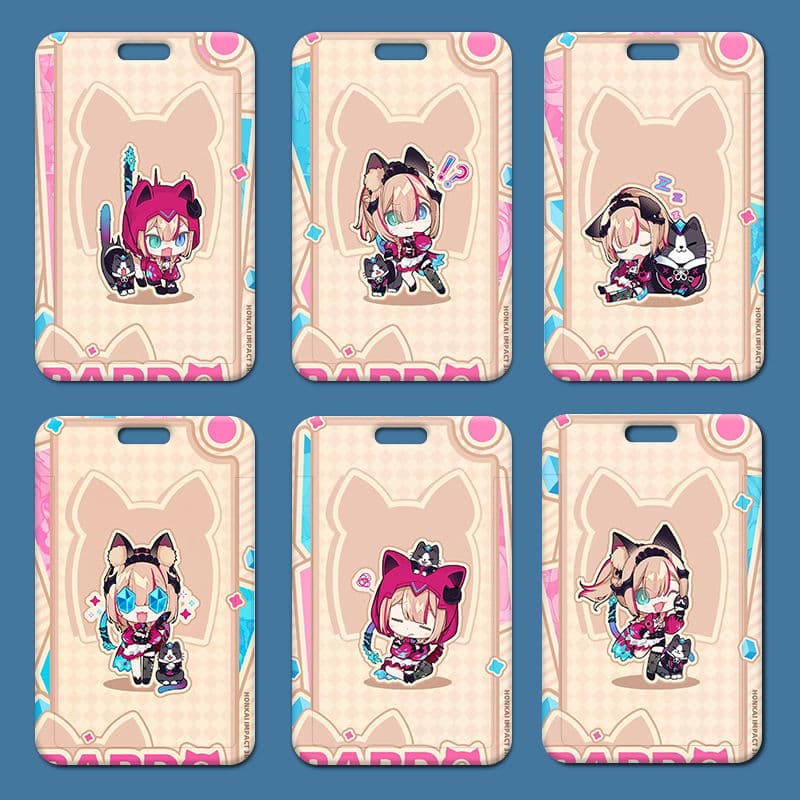 Honkai Impact 3 Pardofelis Card Holder Wholesale Student Meal Card School Badge Work ID Card Access Card Holder Small Card Bus Card