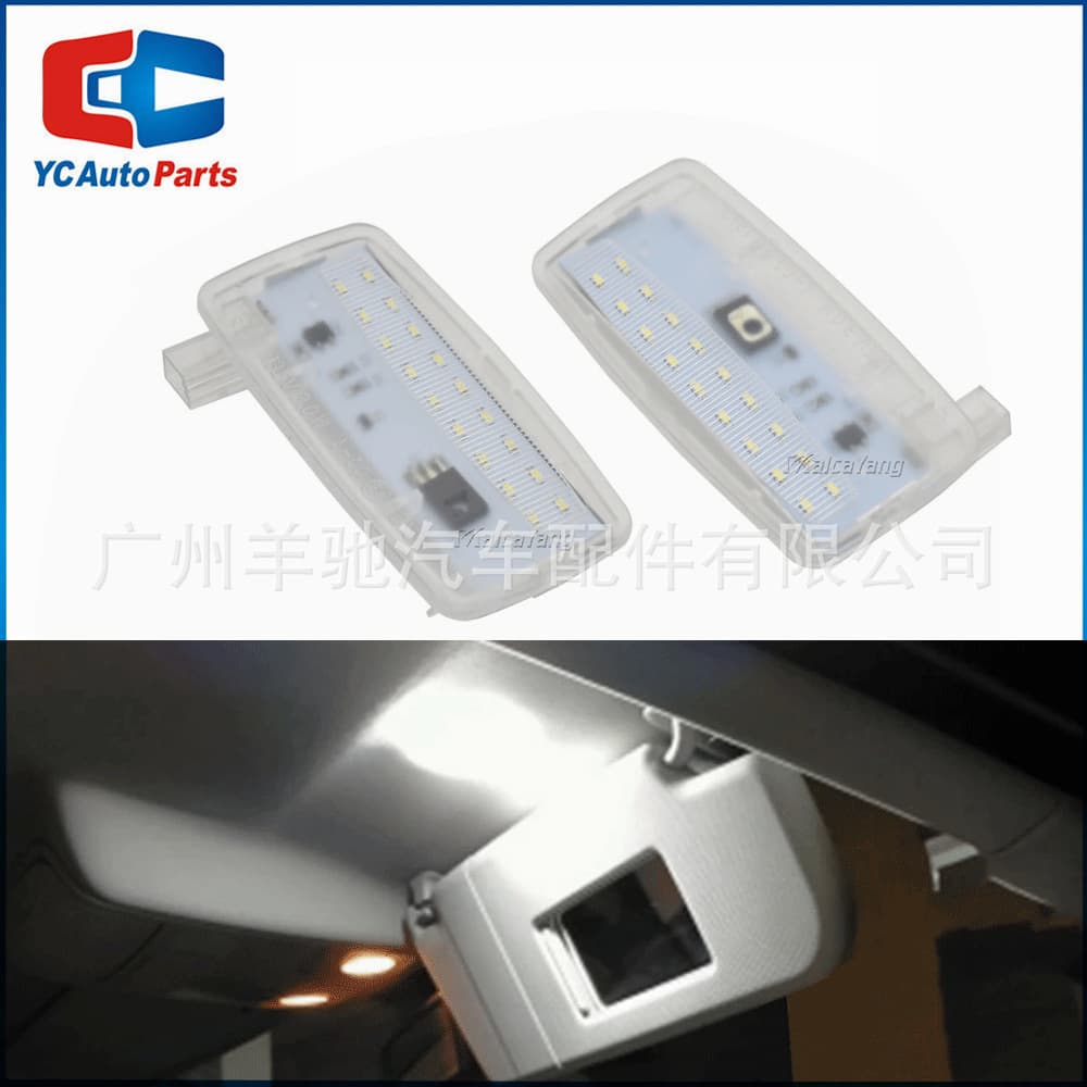 Compatible with BMW E88 E93 LCI Car LED Vanity Mirror Light Sun Visor Light Decorative Light Interior Light