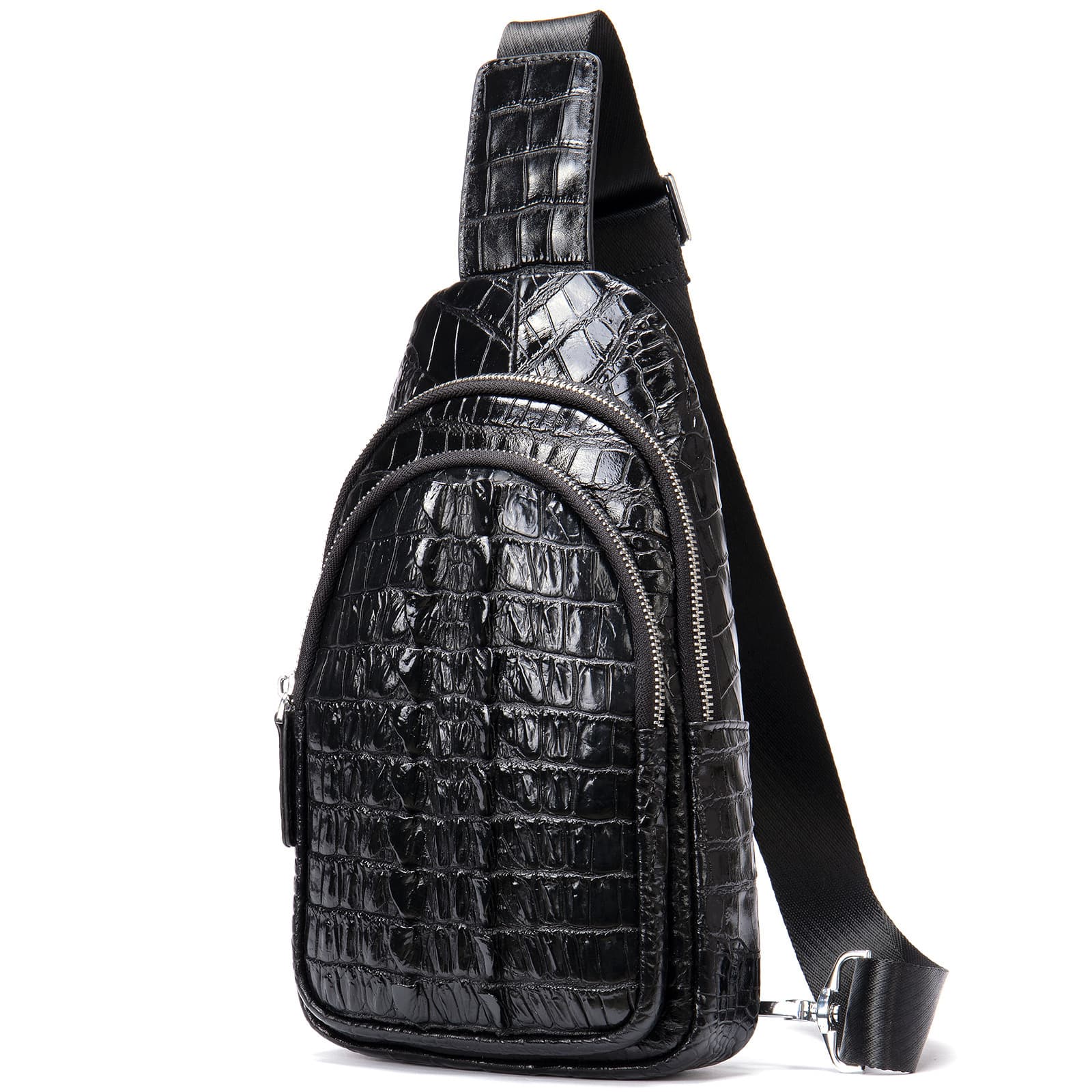 Genuine Leather Men's Bag Men's Crossbody Chest Bag Premium Outdoor Shoulder Bag Top Layer Cowhide Single Shoulder Bag Chest Bag Wholesale
