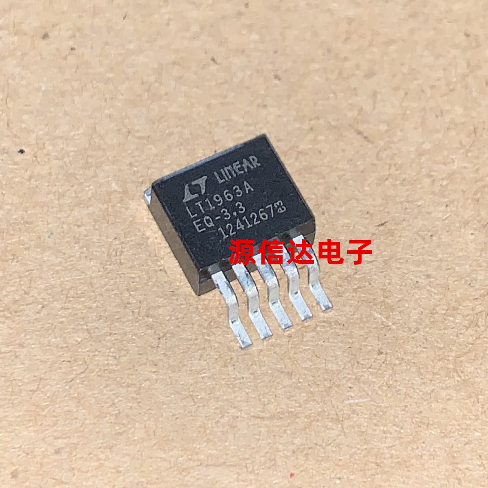 Brand new original LT1963AEQ-3.3 TO263-5 linear regulator (LDO) tube actual photo