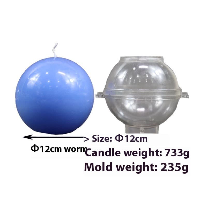 Handmade Scented Candle Mold Home Decor Planet Sphere DIY Candle Mold Scented Candle Mold In Stock Wholesale