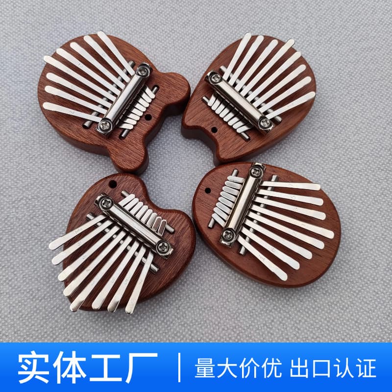 Foreign trade special small 8-note thumb piano pendant mini kalimba, dropshipping and labeling, cross-border hot selling finger piano