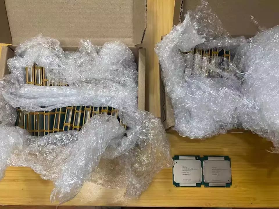 Suitable for Intel G5905 CPU, Core 10th Gen processor, stock loose chip, dual-core, no invoice