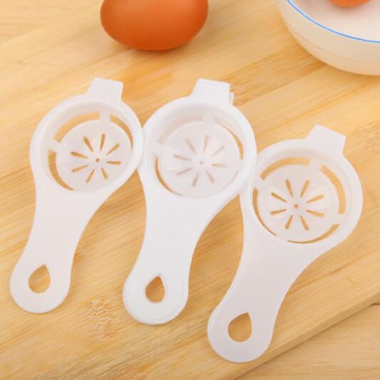 Egg Spoon and Separator, Kitchen Baking Tool for Filtering Egg White and Yolk