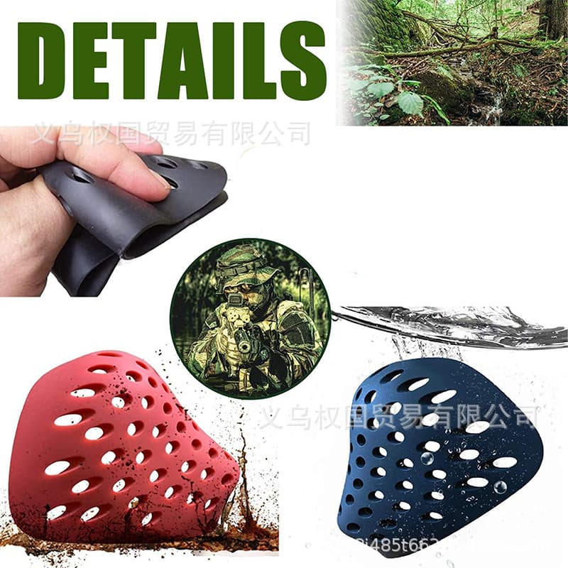 Faceshell Black Red Silicone Face Mask Role-Play Riding Prop Shaping Mouth Cover Aid Mask