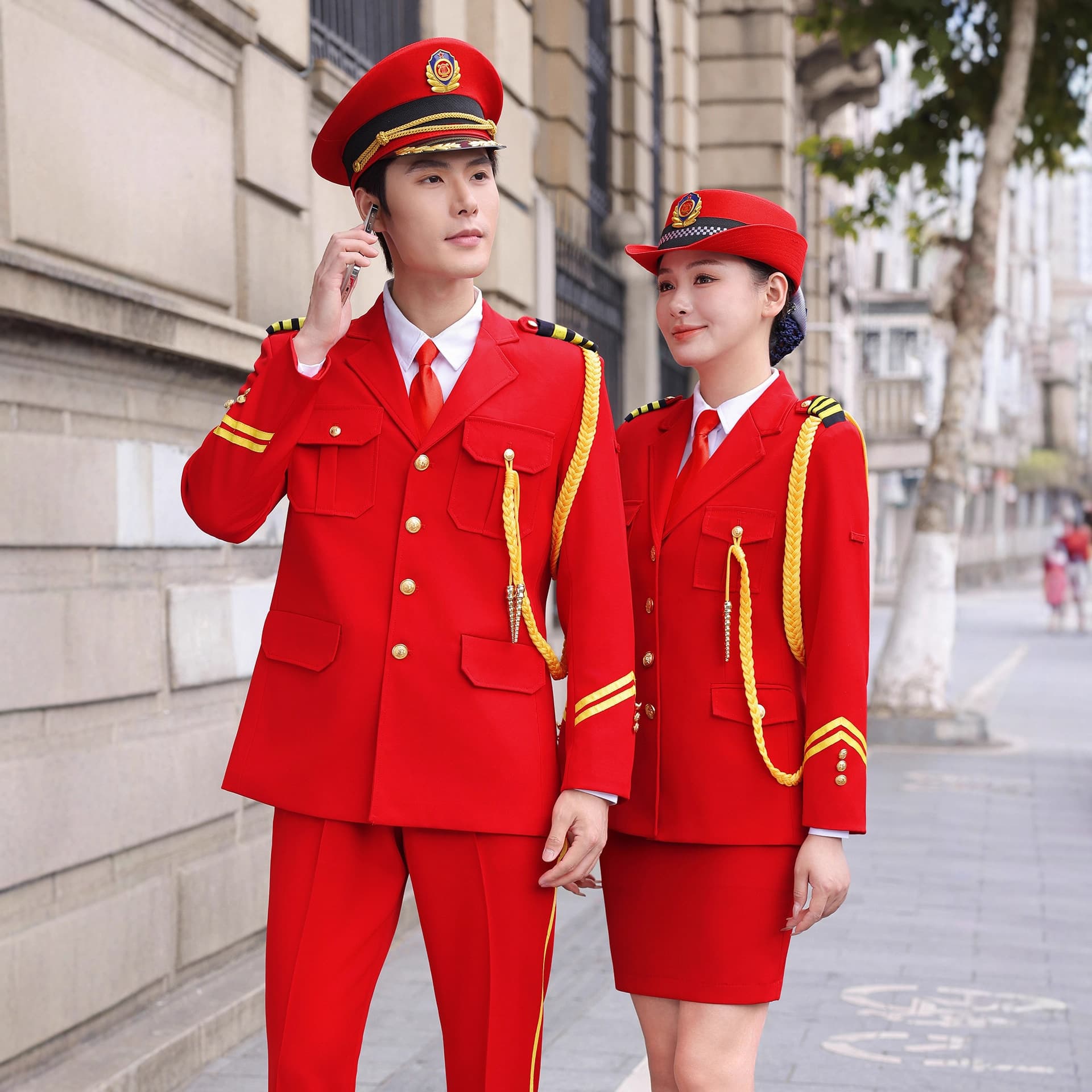 Flight Attendant Uniform Aviation Academy Captain Suit Band Performance Outfit Hotel Front Desk Reception Workwear Women Winter