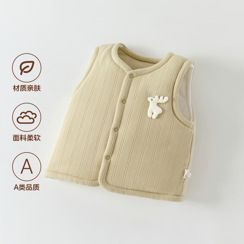 180g Baby Vest Winter Boys' Thickened Sleeveless Jacket Girls' Warm Children's Top