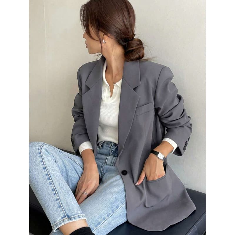 L 65373 Short Temperament Blazer Jacket
