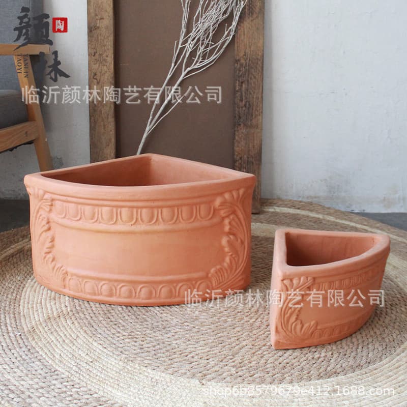 Fan-shaped Flower Pot Half-round Pot Corner Flower Pot Angle Pot Triangle Pot Pizza Pot Right-angle Flower Pot