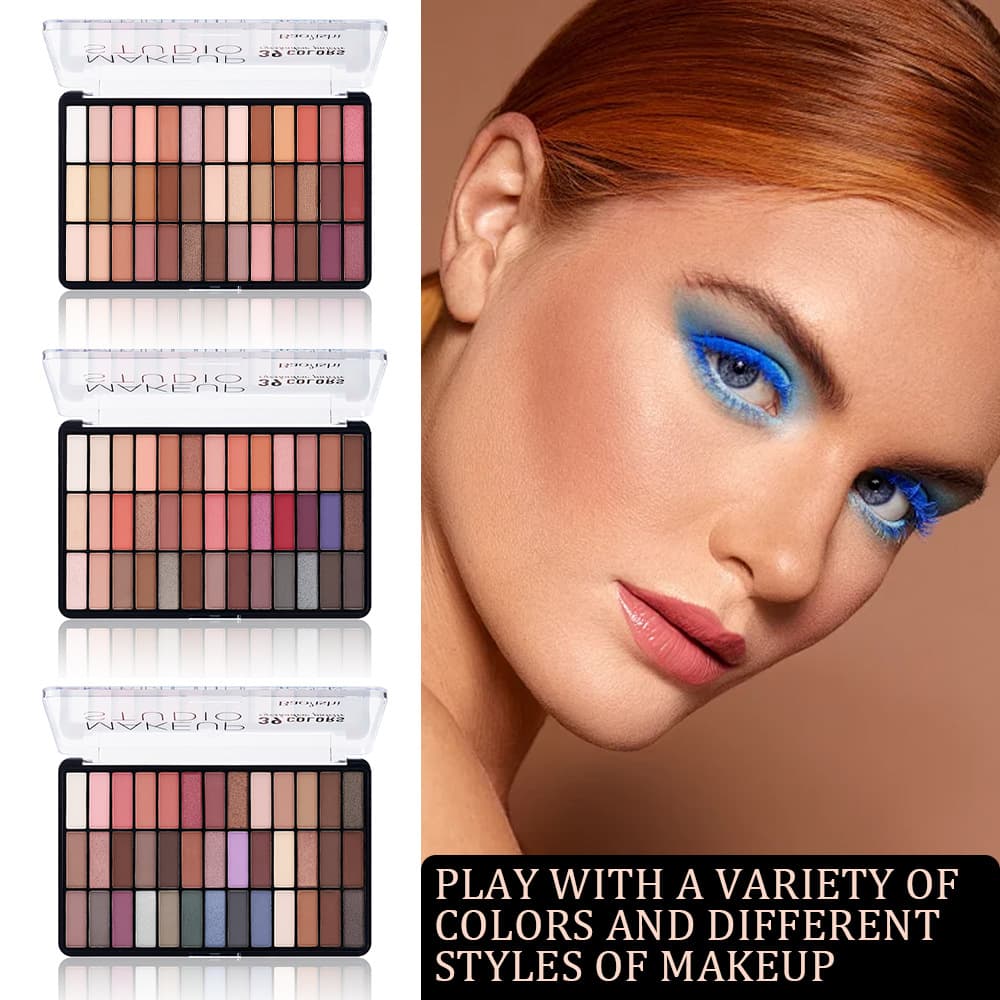 Popular recommendation: Thirty-nine-color eyeshadow palette, matte, high-pearl, earth-colored eyeshadow, waterproof, affordable makeup for student parties