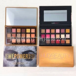 HUDA BEAUTY 18-Color Eyeshadow Palette Christmas Heavy Metal Empowered/Rose