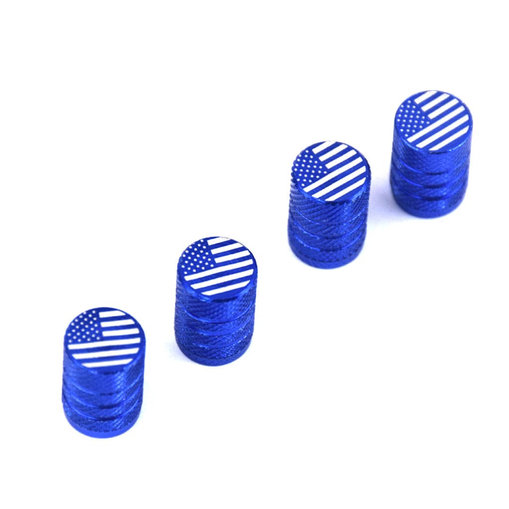 Unique Car Tire Aluminum Alloy Valve Caps New Style Colorful Dustproof Car Accessories