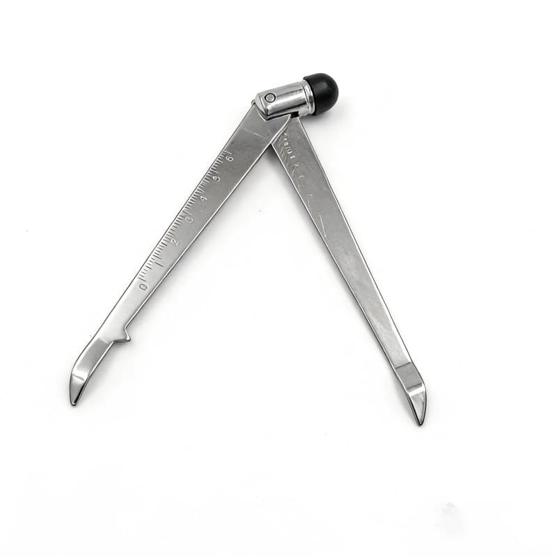 Percussion hammer stainless steel auscultation hammer with scale diagnostic hammer multifunctional massage hammer reflex hammer nerve hammer rubber hammer