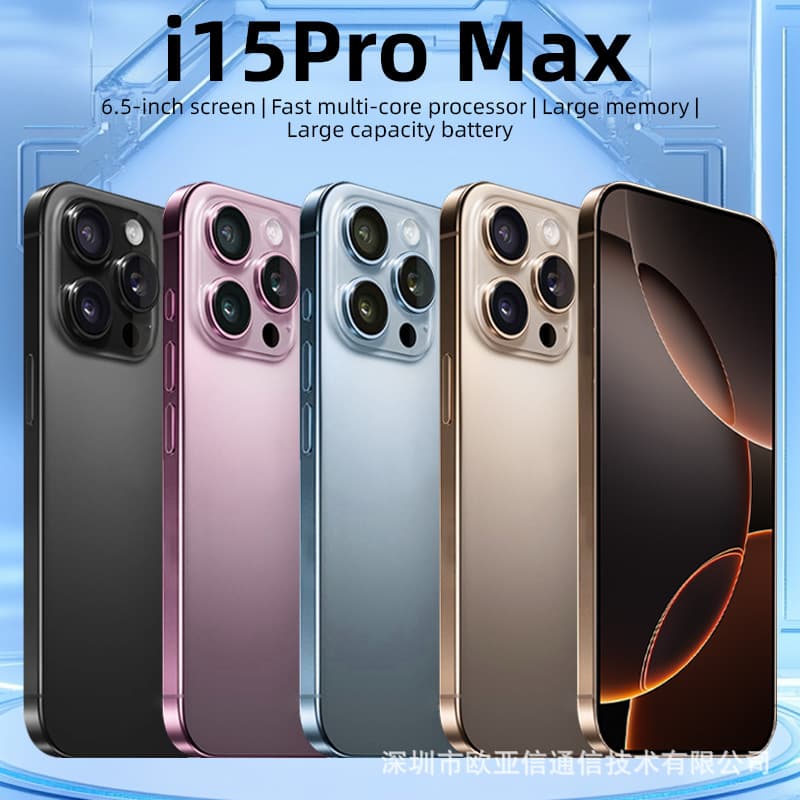 New 2024 Model Cross-Border Mobile Phone I15 PRO MAX Android 8.1 Affordable Best Seller 2G+16G Flexible Island