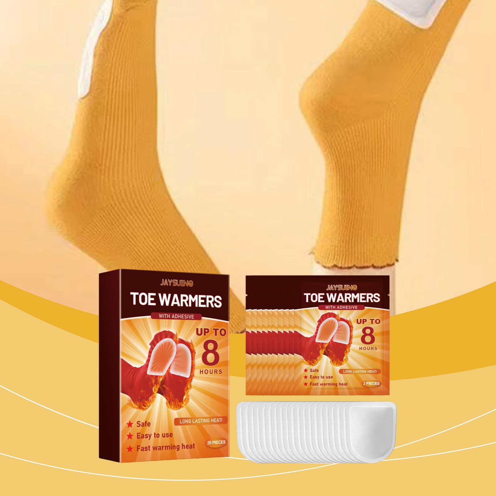 Jaysuing Foot Warmers - Portable Foot Warmers for Autumn and Winter, Perfect for Warming and Warming Your Feet
