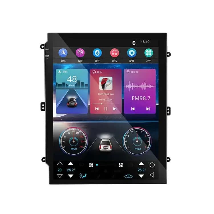 Cross-border factory direct sales car Android navigation player 7/9/10 inch large screen WiFi/GPS radio MP5