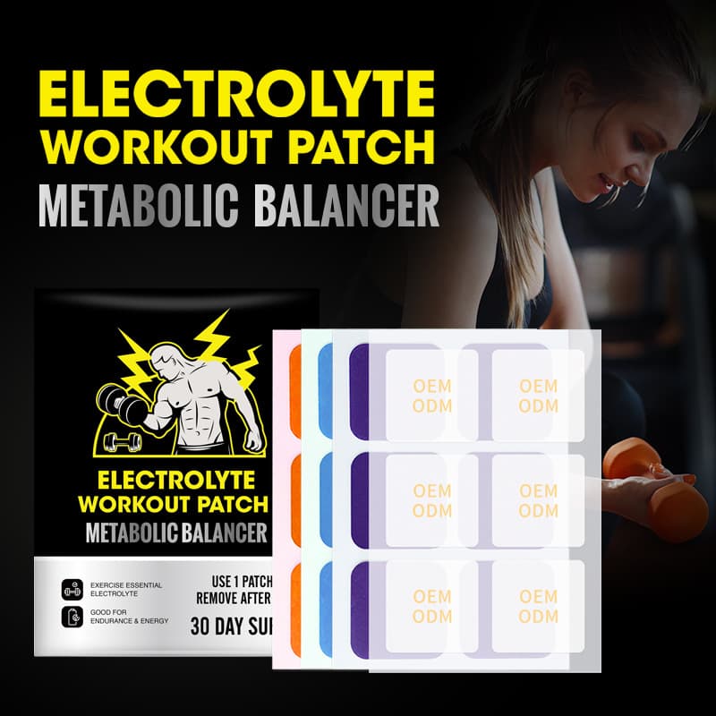 ELECTROLYTEWORKOUT PATCH Cross-border Sports GLP-1 Foam Colored Transdermal Vitamin Patches