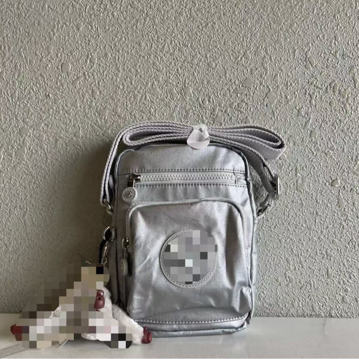 2026 spring and summer new K family nylon monkey bag single shoulder small crossbody women's multi-pocket mobile phone bag KI3244