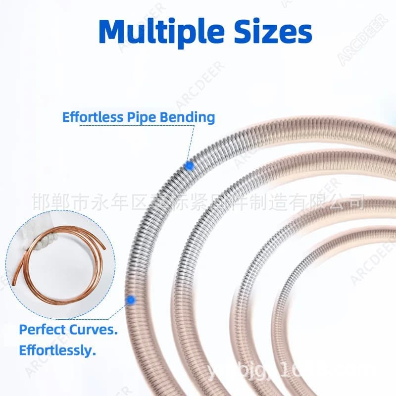 Copper Pipe Bending Spring, Air Conditioning Pipe Bender, Bending Tool