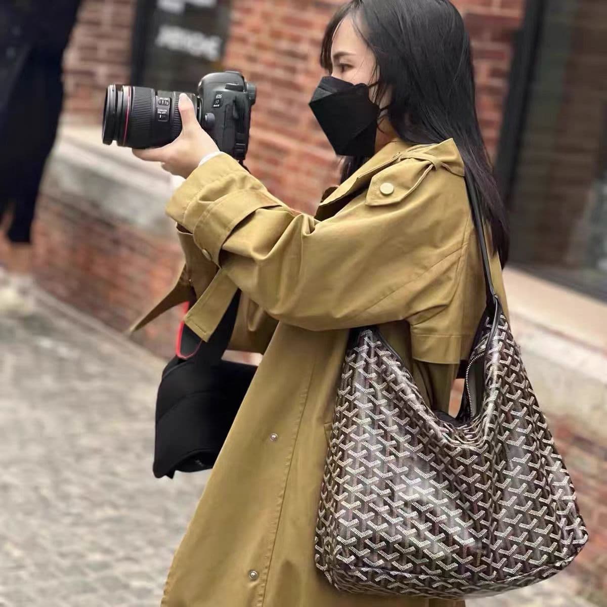 Guangzhou Dingban Hobo Bag Dog Tooth Pattern Underarm Bag Shoulder Hand Tote Large Capacity Print Versatile Tote Bag