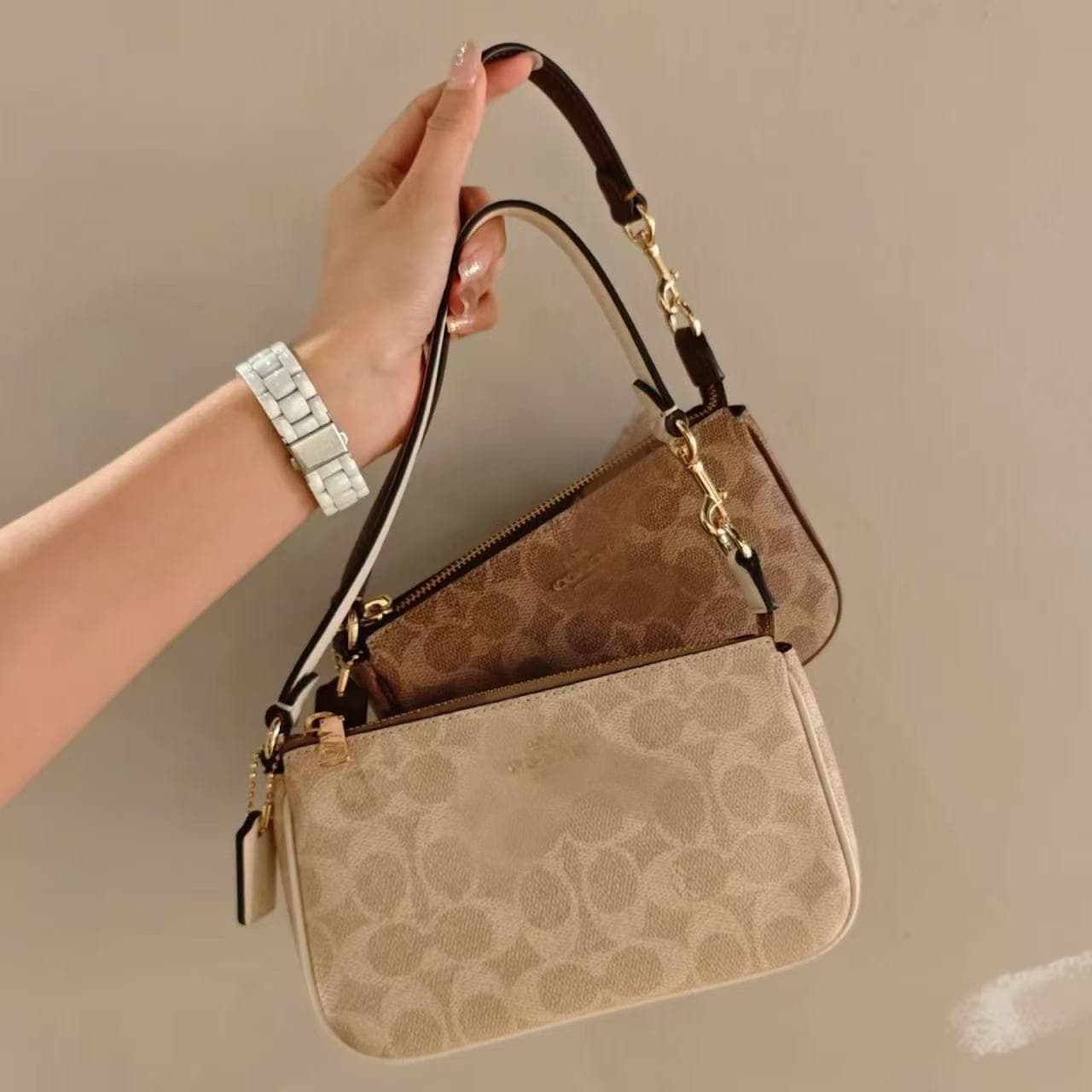 2026 New Nolita19 Mahjong Bag Vintage Crossbody Bag Handheld Shoulder Small Square Bag Fashion Versatile Women's Bag