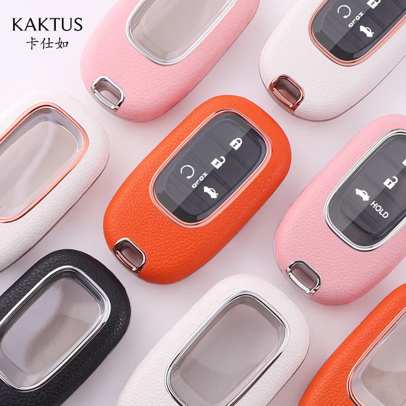 Key case compatible with Honda New Civic Vezel Car Key Case Second Generation RV Protective Cover Civic Shell
