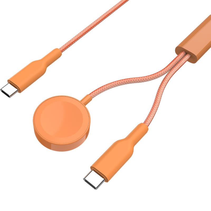 Compatible with Apple Watch Wireless Charger iWatch S1-10 Generations PD Fast Charging Apple Phone Braided Charging Cable