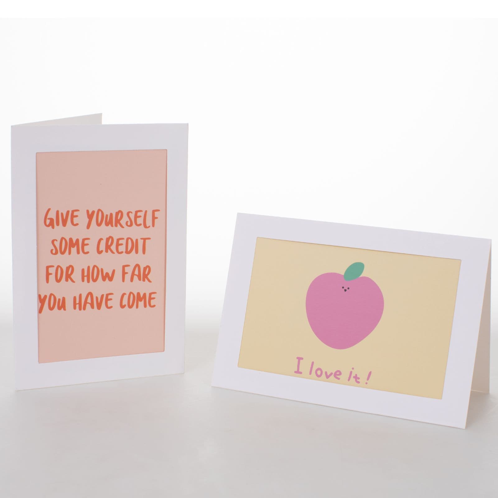 Paper photo frames with envelopes, dual horizontal and vertical use, for 4x6 inch photos, postcards, and cards, in white.