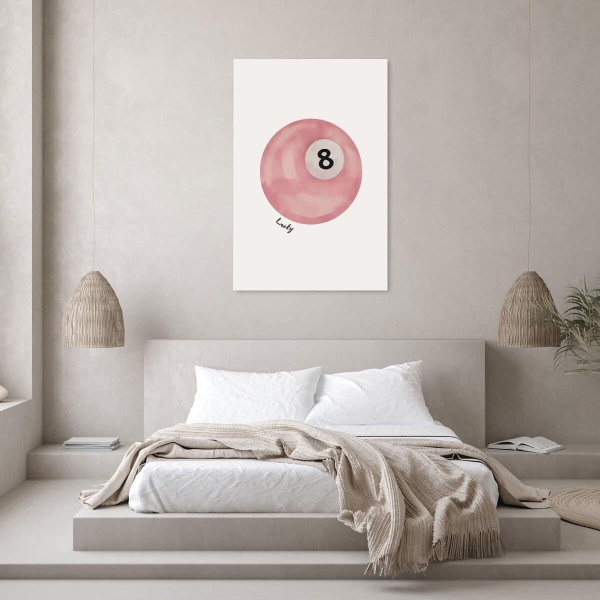 Amazon Pink Ball Digital Bathroom Poster Decorative Cartoon Export Art Print Canvas Gift Ambiance