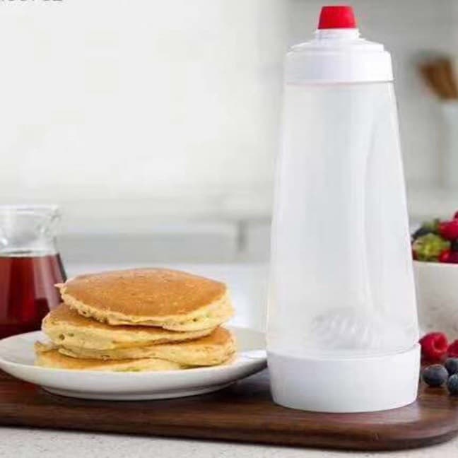 Cross-Border Hot-Selling TV Handheld Batter Mixing Bottle Batter Dispenser Pancake Mixing Bottle with Scale Cream Mixing Bottle