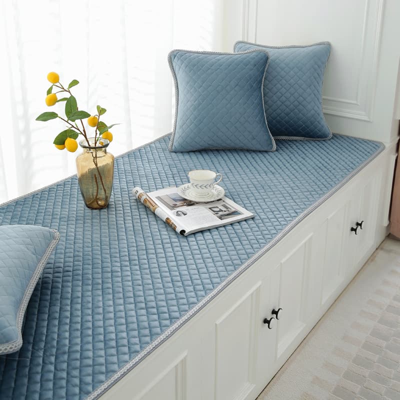 Dutch Velvet, Diamond Velvet, Milk Velvet, Flannel Bay Window Cushion