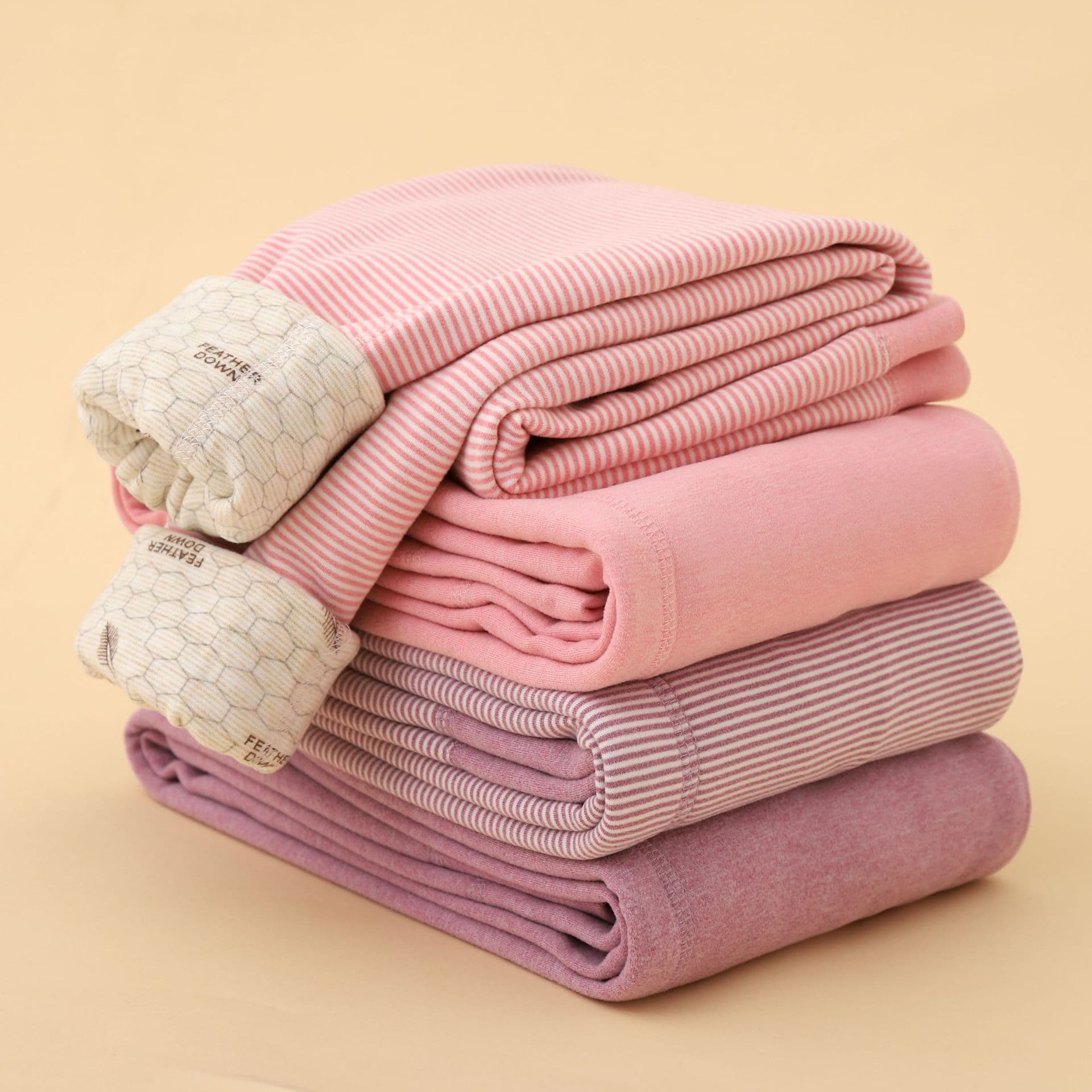Older Kids' Autumn/Winter Thickened Warm Pants, Boys' and Girls' Double-Layer Pants, Silk Temperature-Sensitive German Fleece School Uniform Essential Trousers