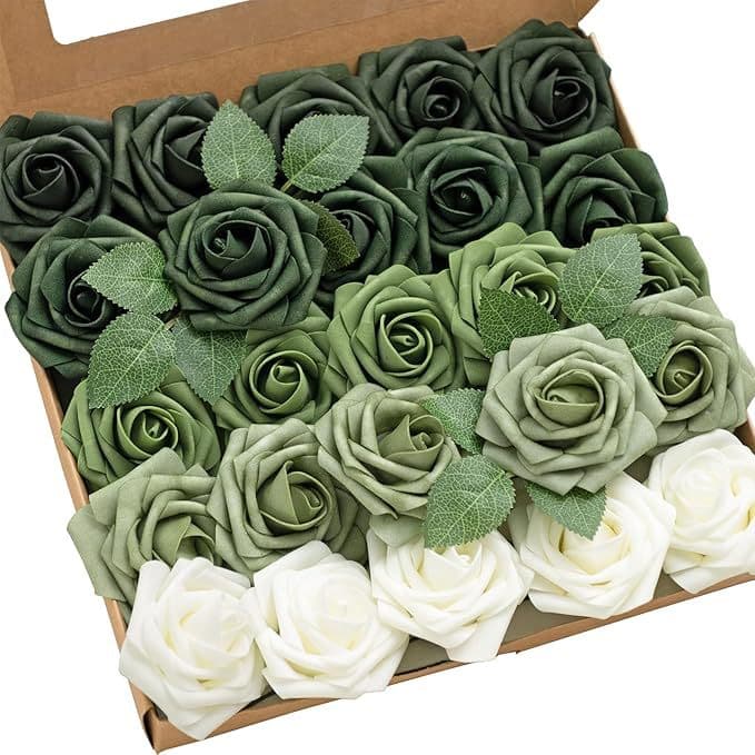 Cross-border Dyed Foam Roses European Gift Box Pack Foam PE Flower Artificial Fake Flowers Valentine's Day Bouquet Home Decor
