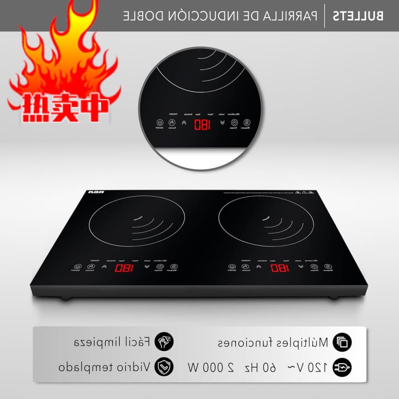 Factory RCA Double Burner Induction Cooktop RC-A, Design