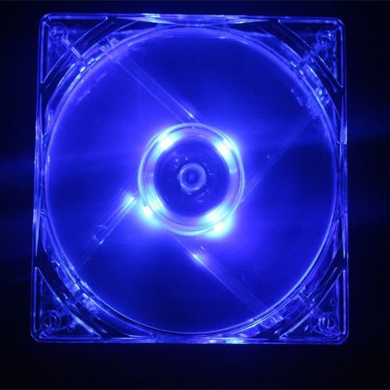 Blue LED Fan 12cm Cooling Blue LED Fan 12CM Silent Computer Power Supply Case CPU Fan Manufacturer