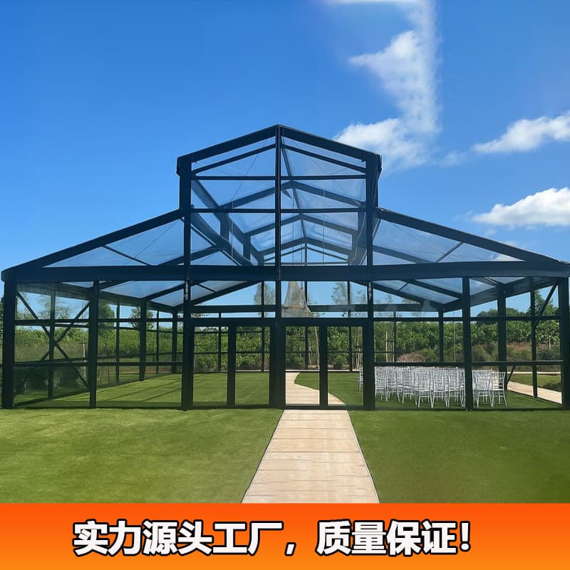 Exported to Africa, Europe, and America Atrium Tent Garden Pavilion European-style Transparent Wedding Tent Wind and Rain Resistant Easy to Assemble