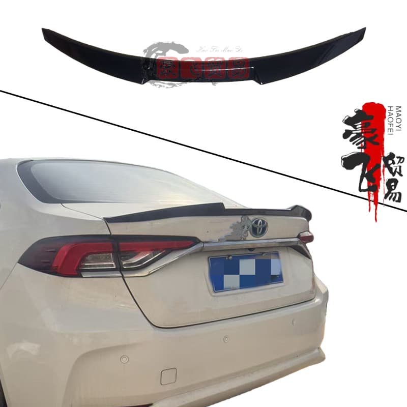 Suitable for 19-26 new Toyota Corolla rear wing corolla modified sports blade without punching fixed wind wing