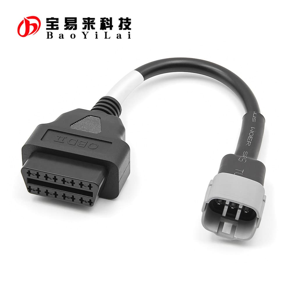 OBD 6 Pin Adapter Cable for Suzuki Motorcycle Bike ATV