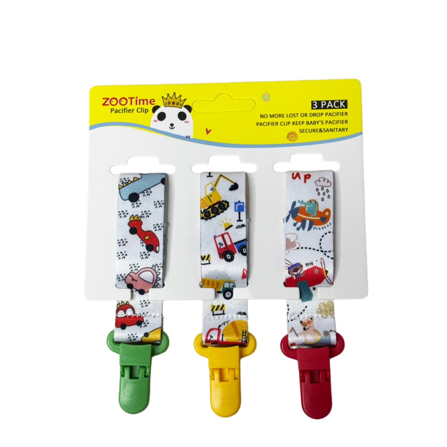 New Infant Teether Pacifier Clip Chain Anti-Drop Baby Pacifier Clip