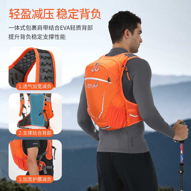 inoxto brand manufacturer direct sales 569 16 liter small backpack outdoor sports small capacity lightweight outdoor backpack