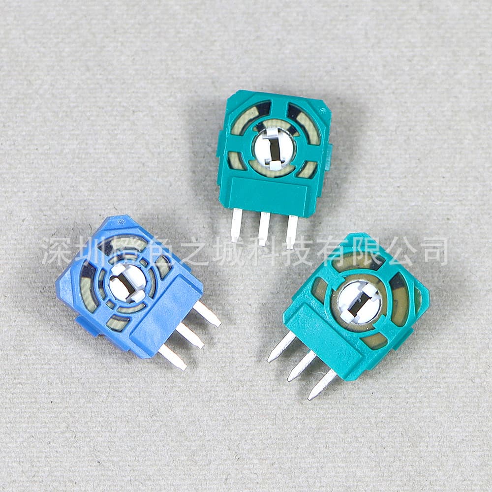 PS5 Potentiometer 2.3K Ohm Green Potentiometer PS5 3-Pin Potentiometer 3D Joystick Control Side