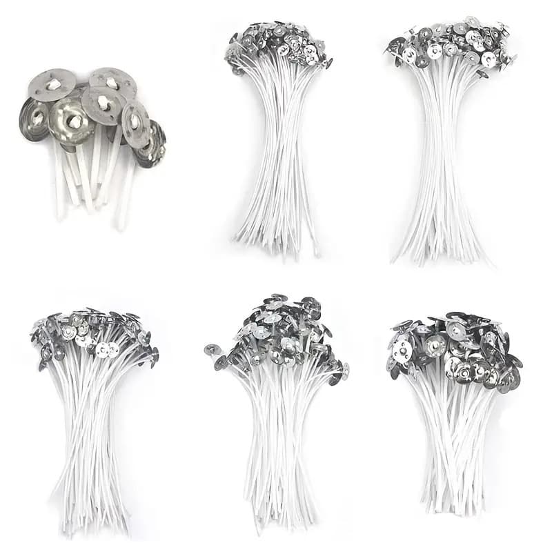 Cross-border Direct Supply Wax Wick Tightly Braided Candle Wick Butter Lamp Wick Candle DIY Materials 100pcs